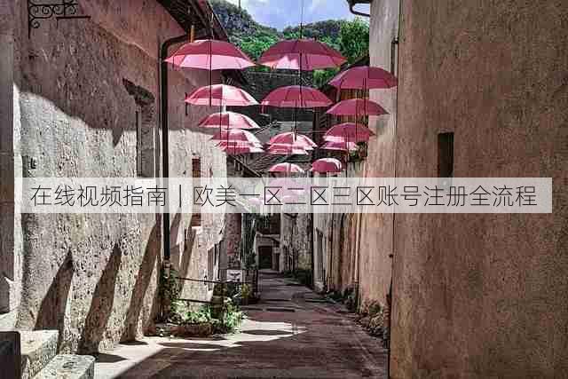 在线视频指南|欧美一区二区三区账号注册全流程