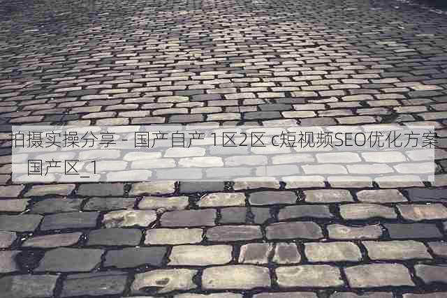 拍摄实操分享 - 国产自产 1区2区 c短视频SEO优化方案,国产区_1