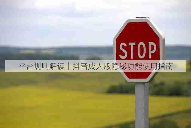 平台规则解读|抖音成人版隐秘功能使用指南