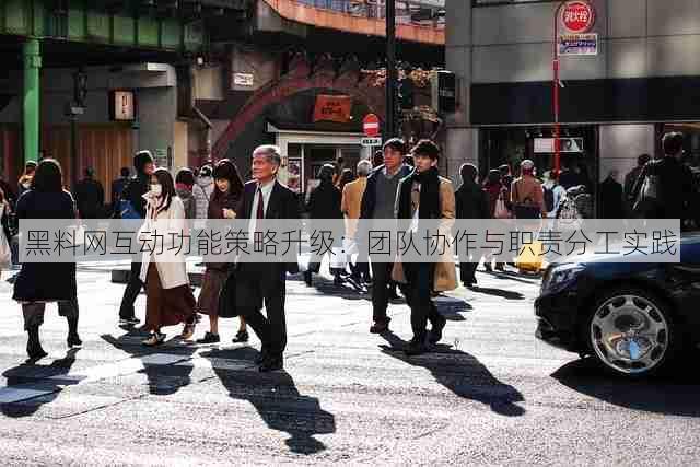 黑料网互动功能策略升级:团队协作与职责分工实践